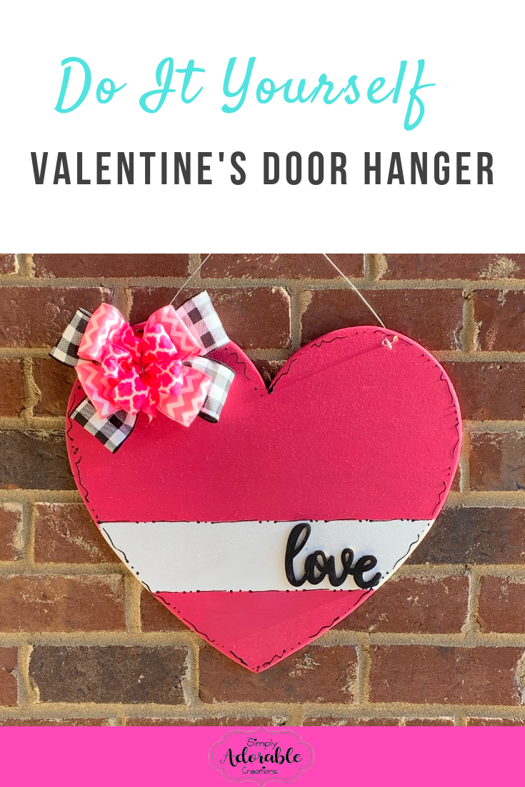 DIY Valentines Door Hanger Kit