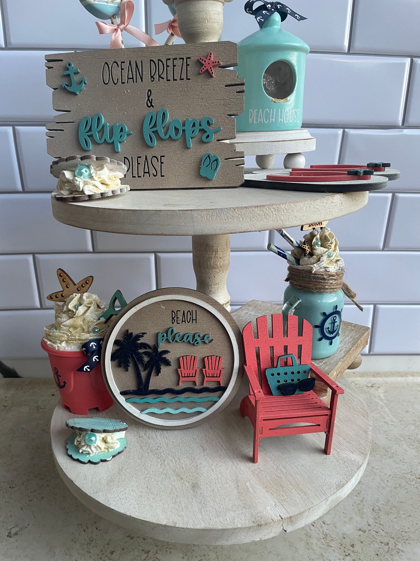 Beach Tiered Tray Sign Bundle