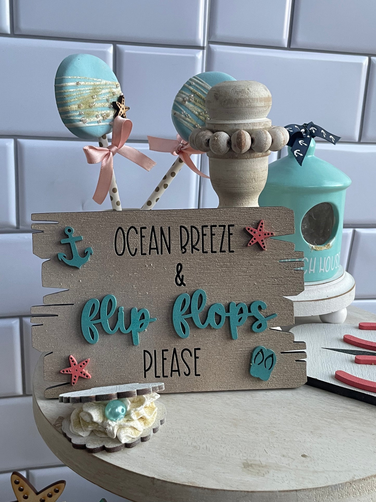 Beach Tiered Tray Sign Bundle