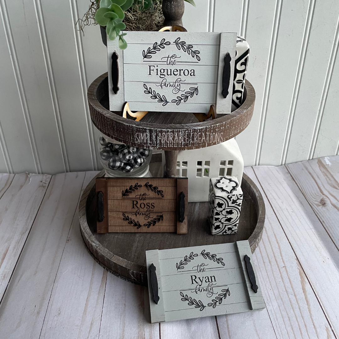 Personalized Mini Serving Tray