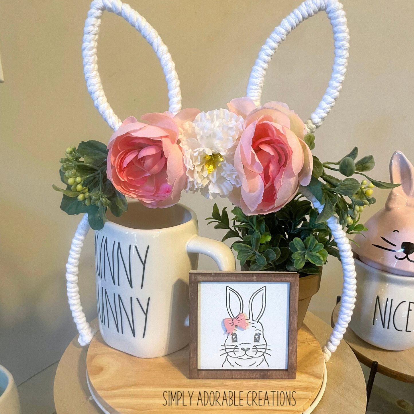 Bunny MIni Sign