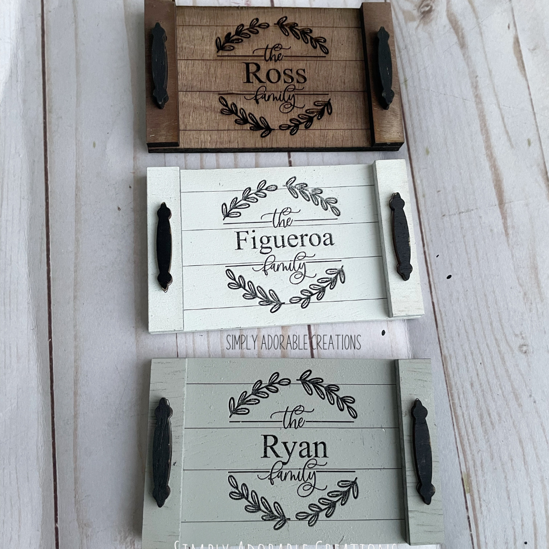 Personalized Mini Serving Tray