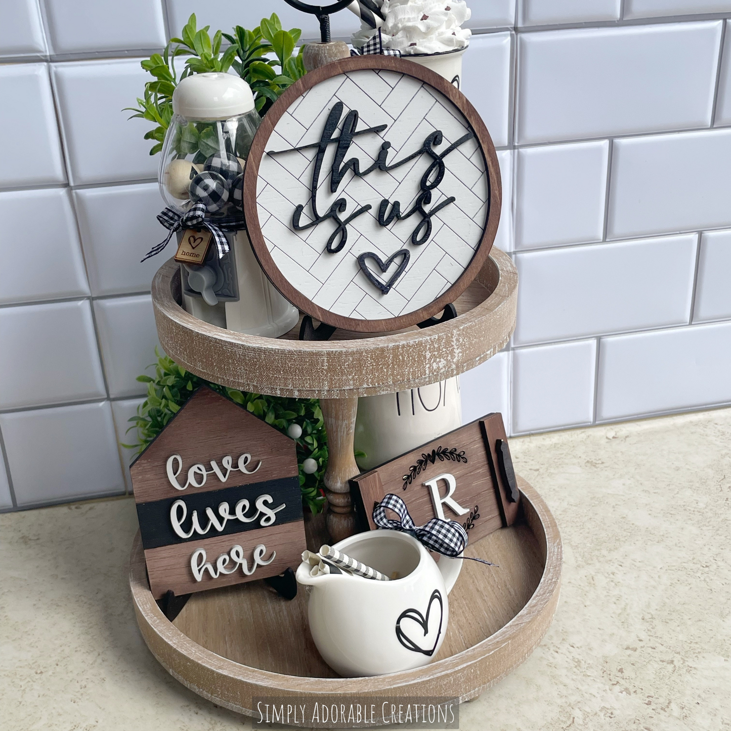 This is Us Everyday Tiered Tray Decor Bundle