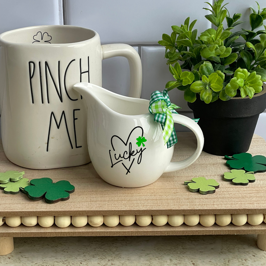 Faux Lucky Mini Pitcher