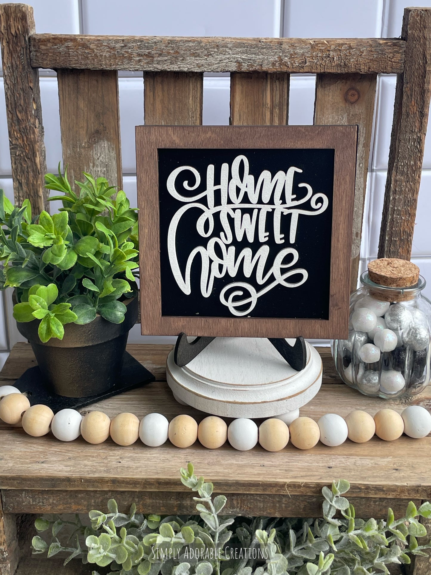 Home Sweet Home Tiered Tray Sign Bundle