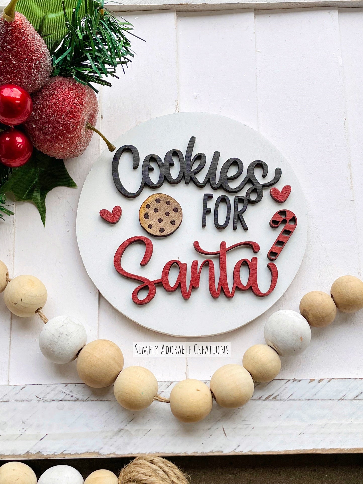 Cookies for Santa Tiered Tray