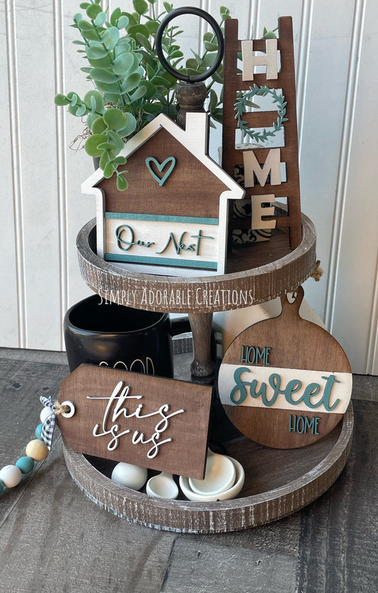 Home Sweet Home Tiered Tray Bundle